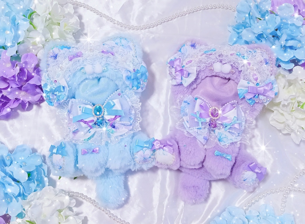 ❁ 紫陽花ねこちゃん ぬい服❁