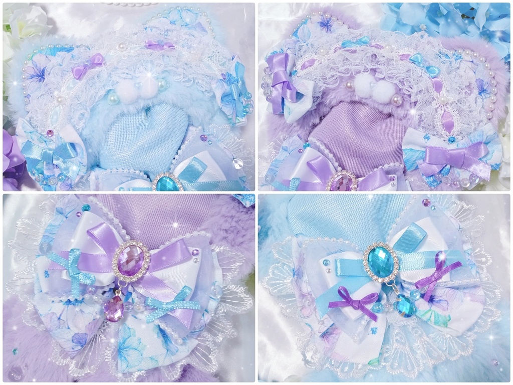 ❁ 紫陽花ねこちゃん ぬい服❁