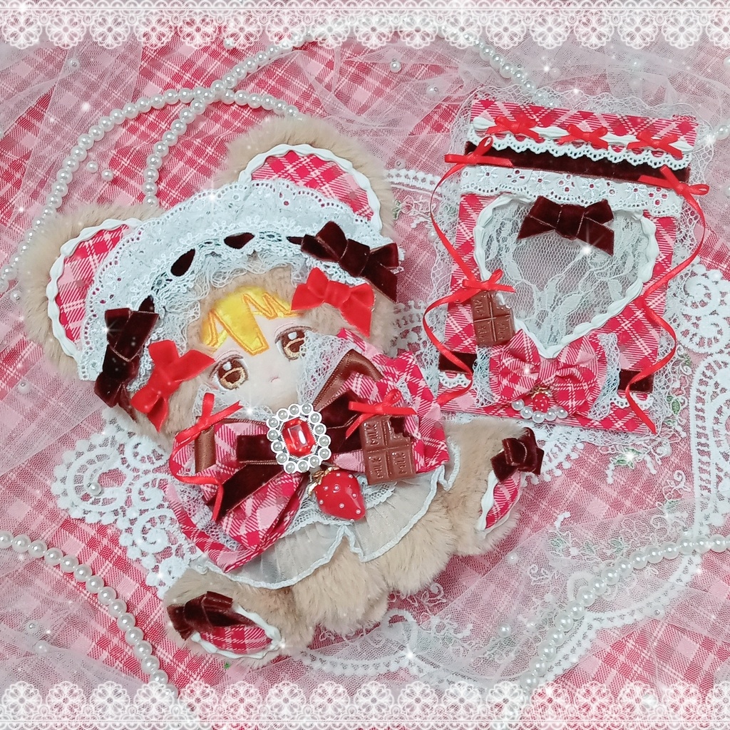🍓🍫苺×チョコレート くまちゃん🧸❤️