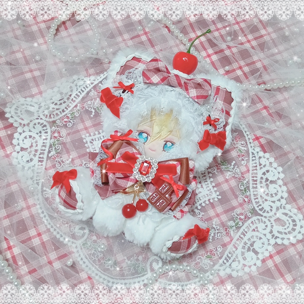 🍒🍫さくらんぼ×チョコレート ねこちゃん🐈‎🤍