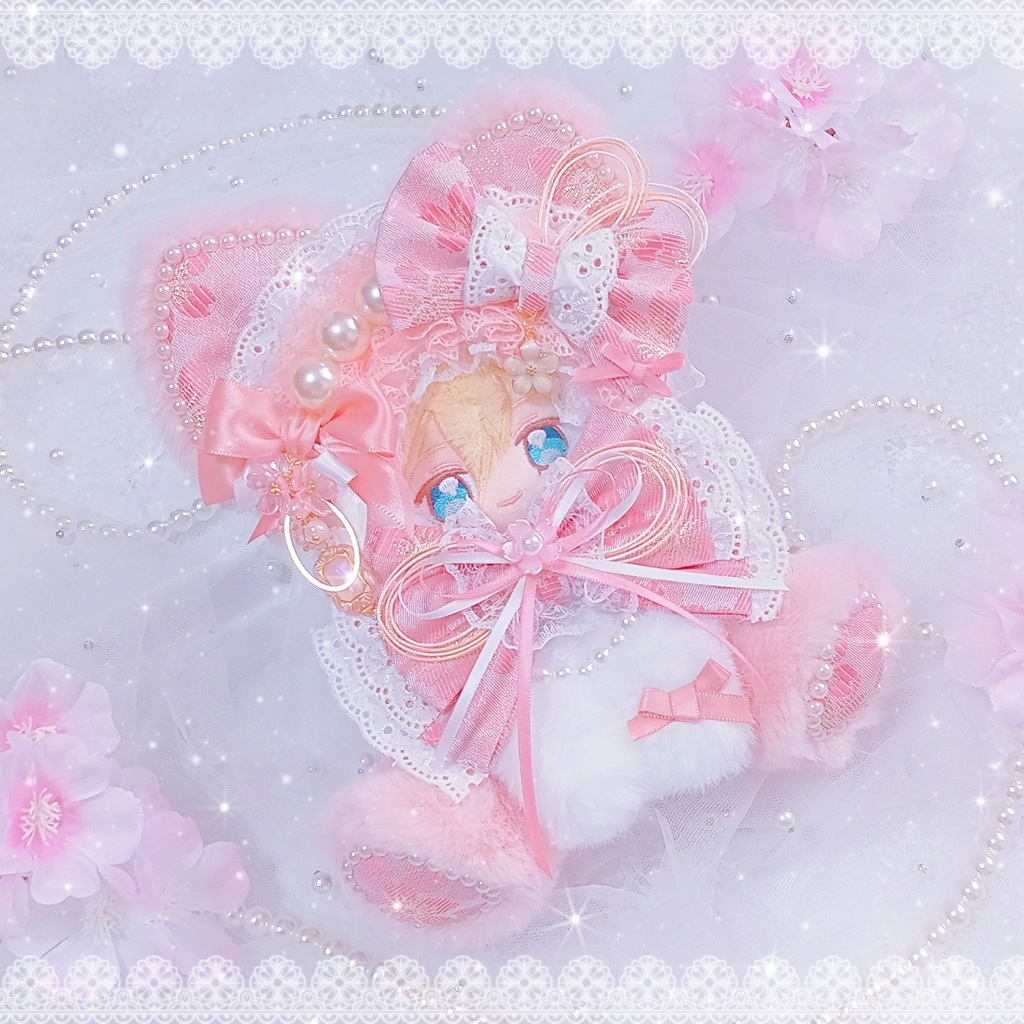 🌸和×桜の猫ちゃん着ぐるみᢉ𐭩.ᐟ🐈‍⬛ver.MIX