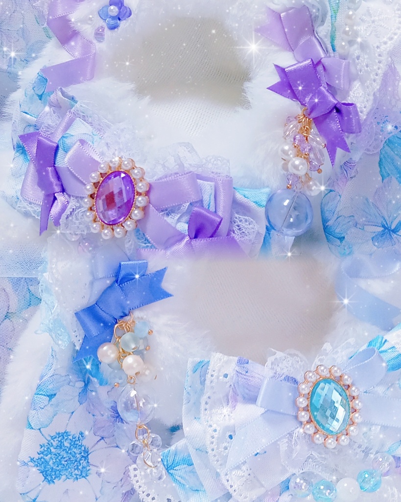 ☂️紫陽花×ロリィタ風🫧たれうさちゃん着ぐるみ🐇purple