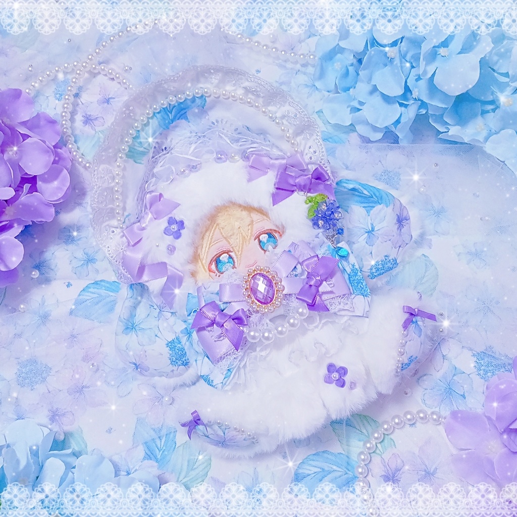 ☂️紫陽花×ロリィタ風🫧たれうさちゃん着ぐるみ🐇Vol.2purple