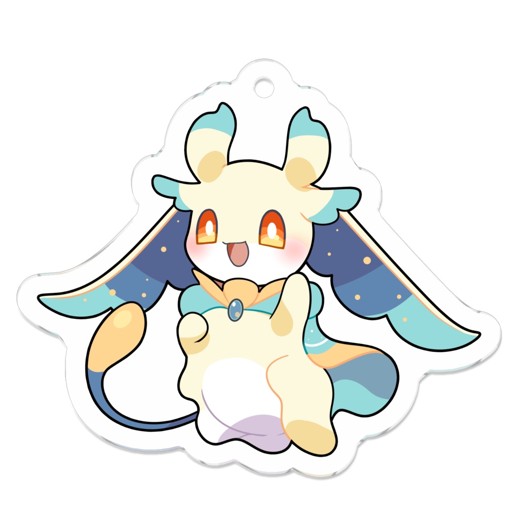 にかにかアクリルキーホルダー