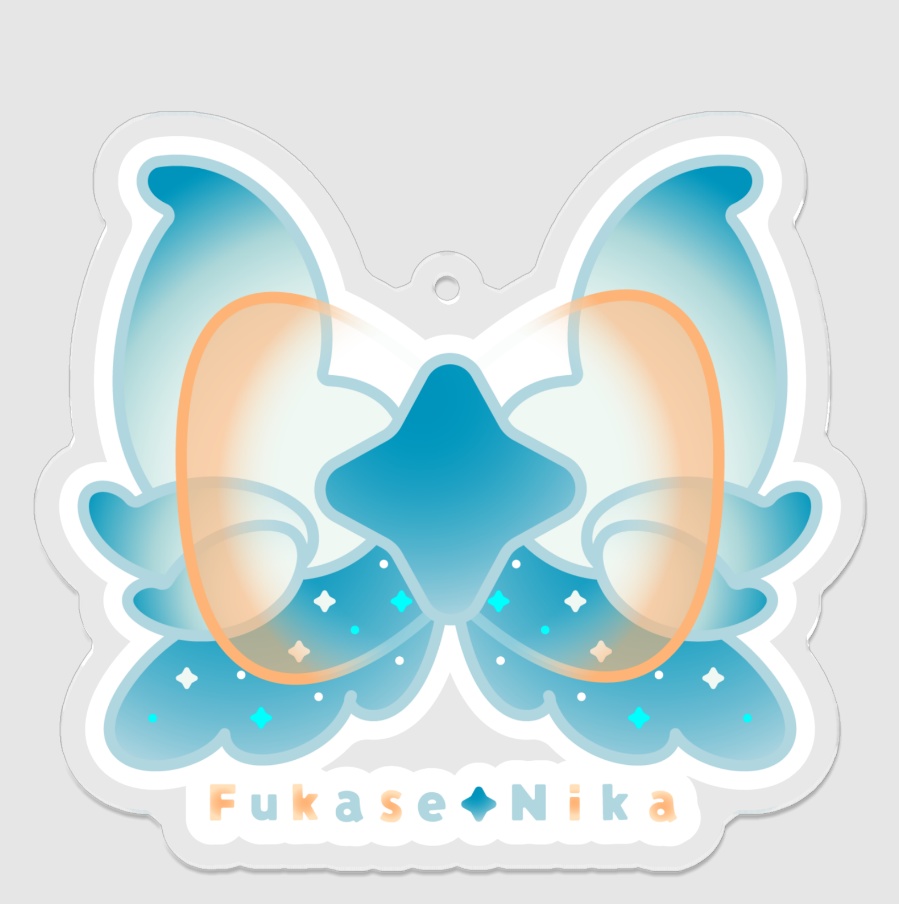 深瀬ニカ/ロゴキーホルダー2