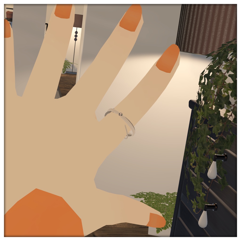 深瀬印の3層リング