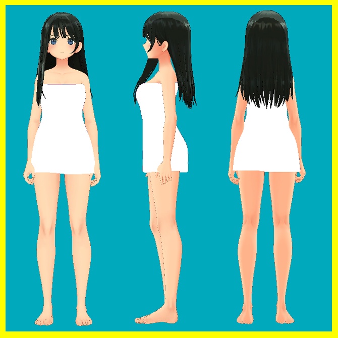 アバタ用、バスタオル