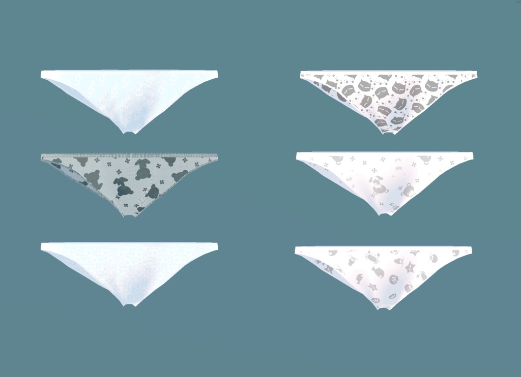 水瀬用、女装改変を想定したパンツ