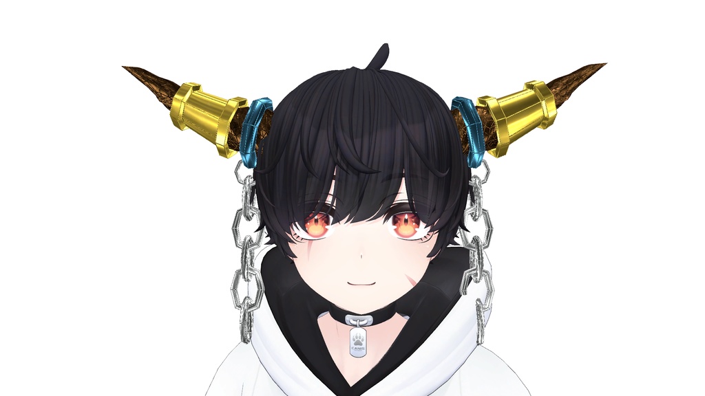 アバタ用、汎用のデーモン角