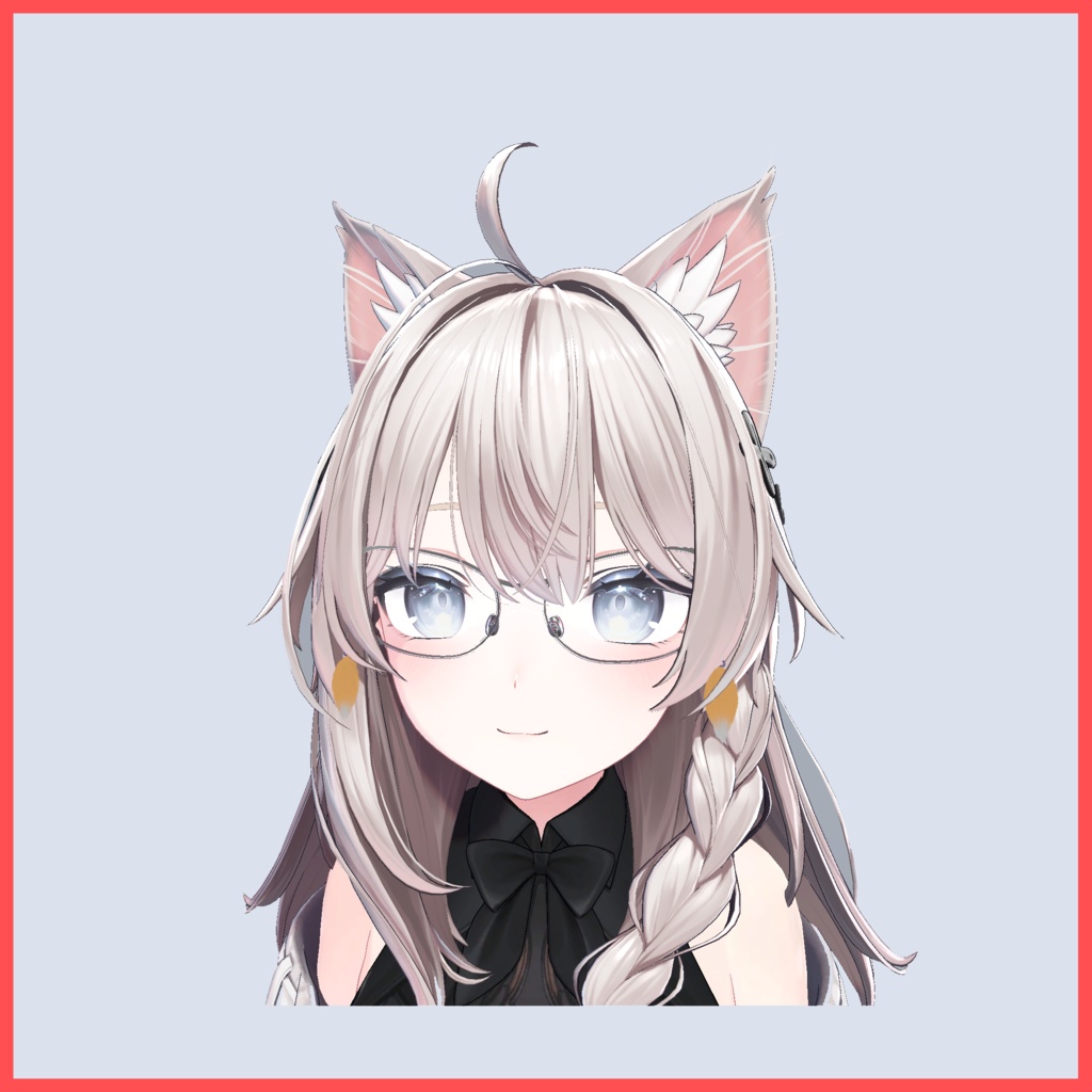 しなのちゃん用、FOXタイプのメガネ