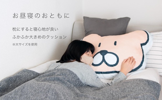 ずしりん 超BIG リバーシブルふかふかクッション