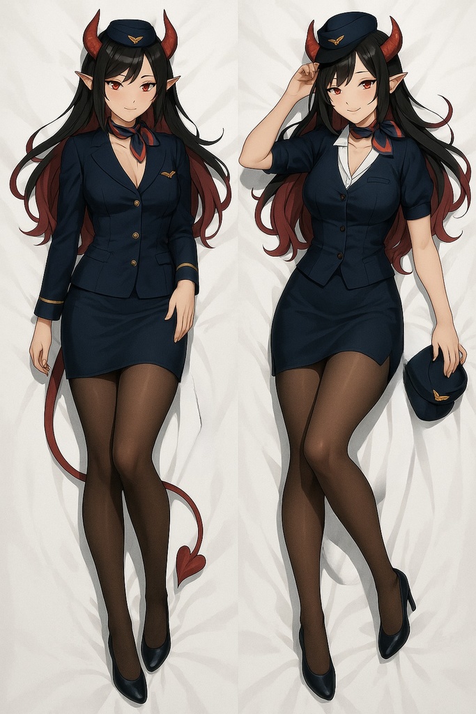 Casual Succubus Dakimakura Cover – HENGU616 Edition