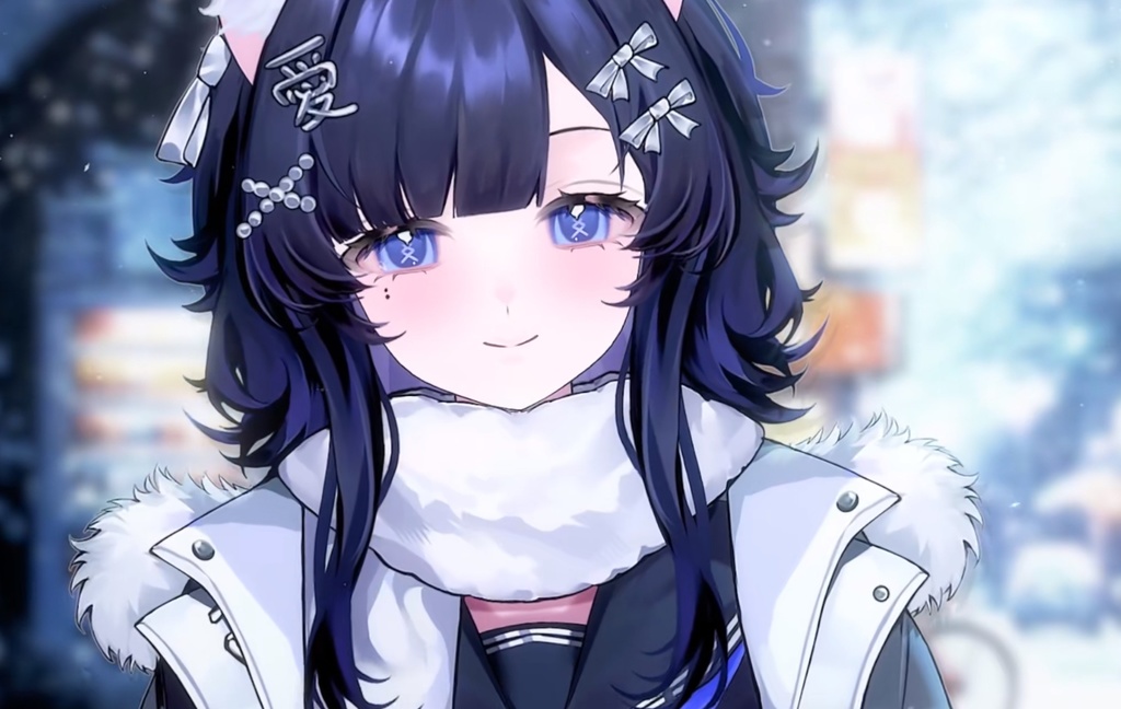 「汎用Live2dモデル」猫ちゃん!高可動性・高精度猫耳モデルー_前傾 / サイズ変化 / Vbridger対応 / 頭部分離/VTS対応