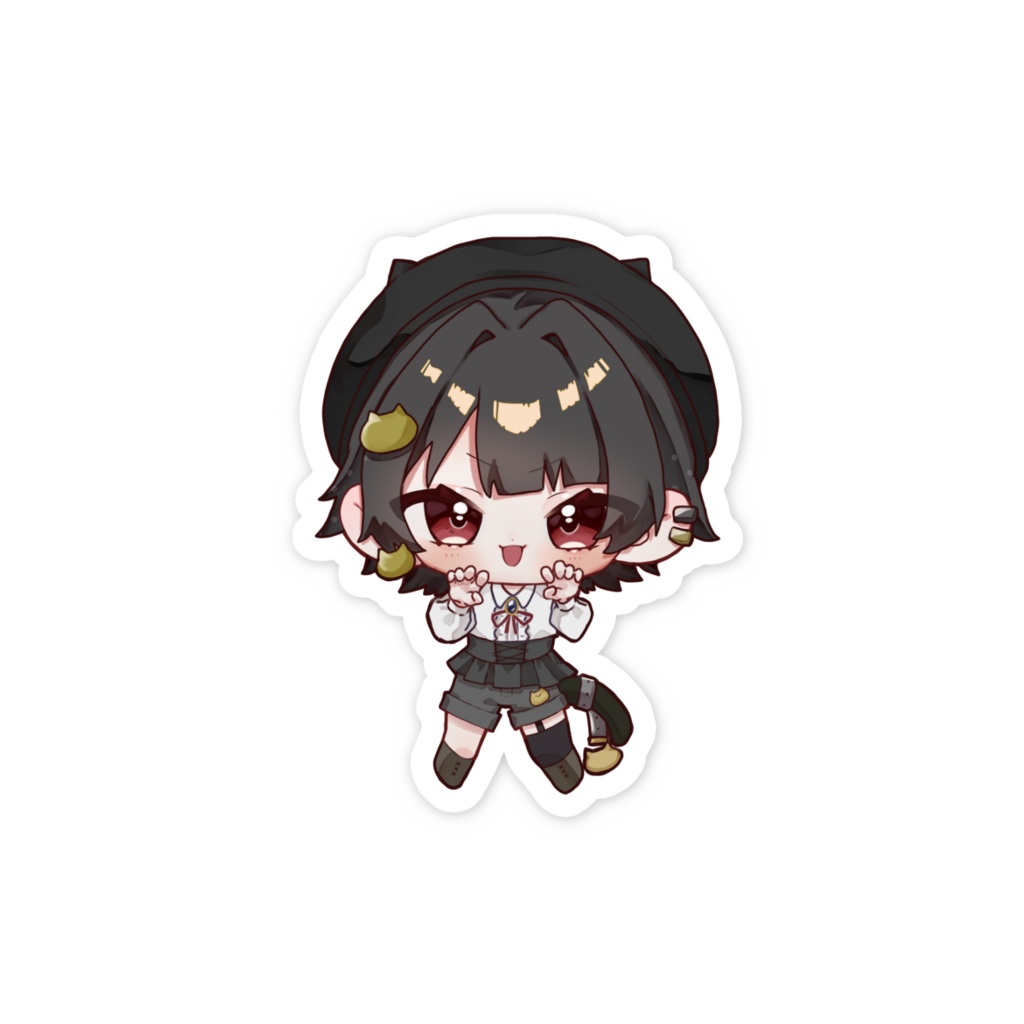 成世猫恋 スマホステッカー(がぅー)