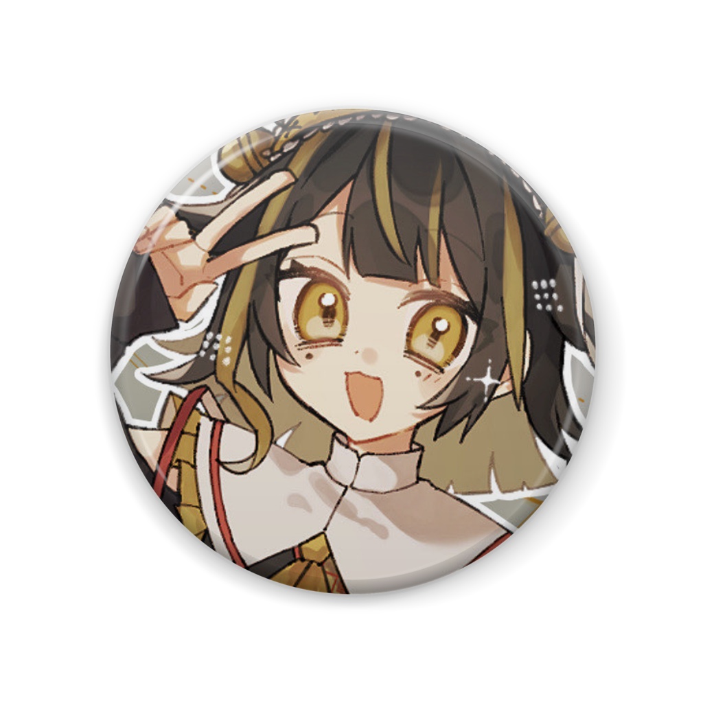 熊凪鈴羽(ぱうぱう) 缶バッジ