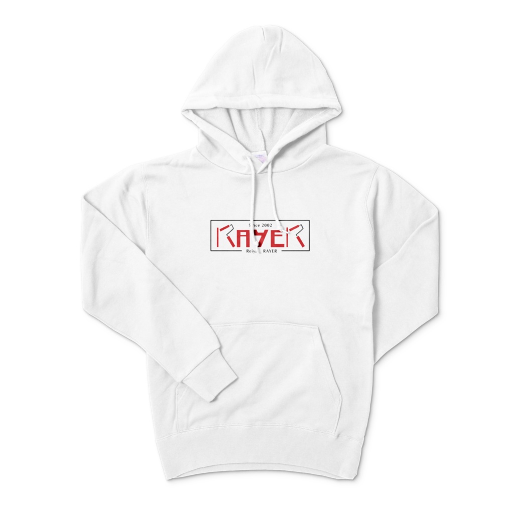 黎哉オリジナルパーカー(白・チャックなし)