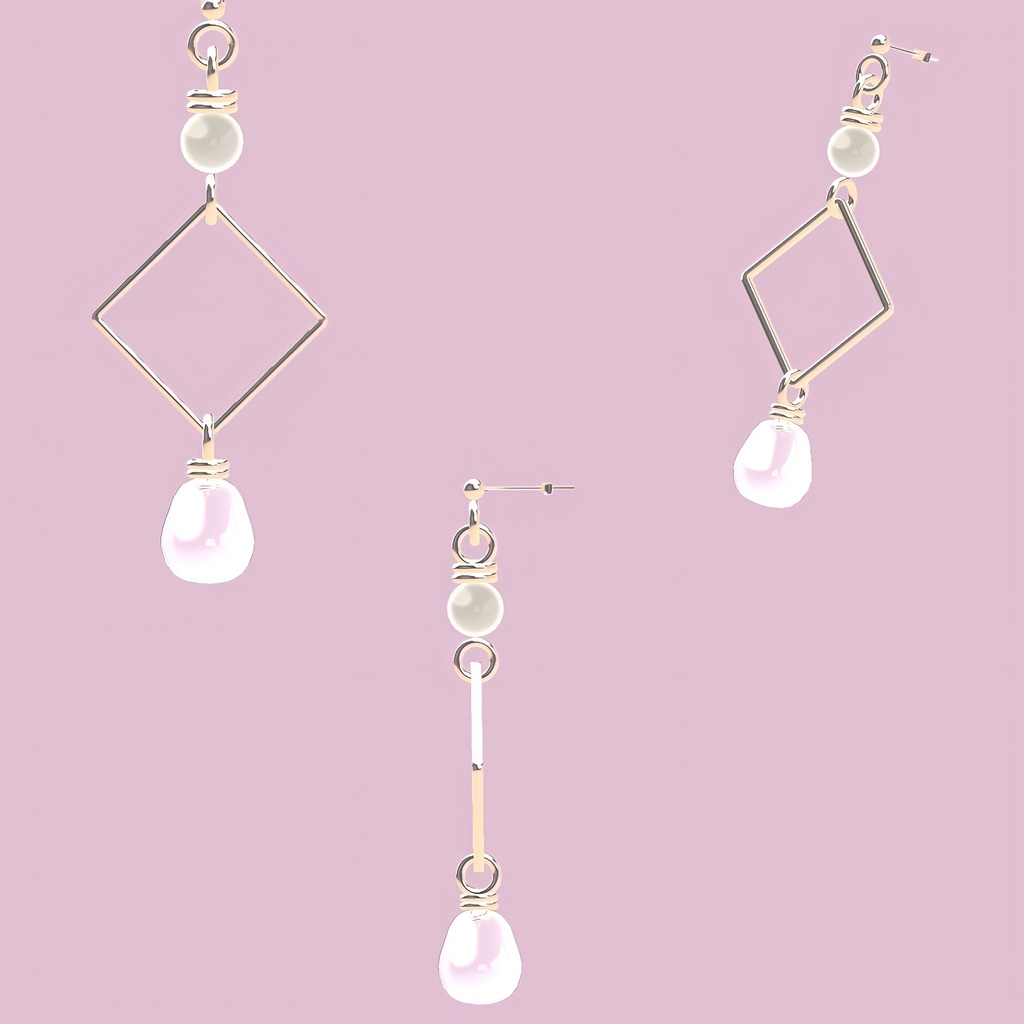 レクタングルピアス