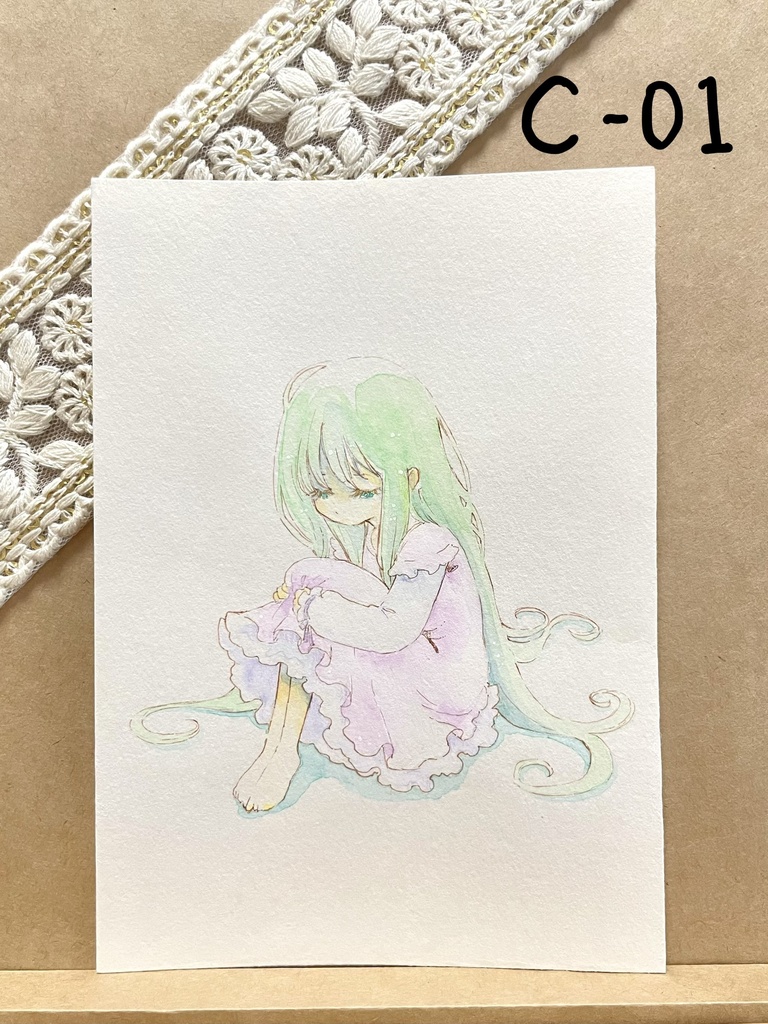 ハガキサイズ原画C−01〜04