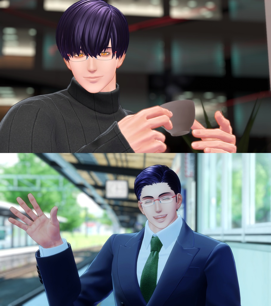 【オリジナル3Dモデル】優世 -Yusei-