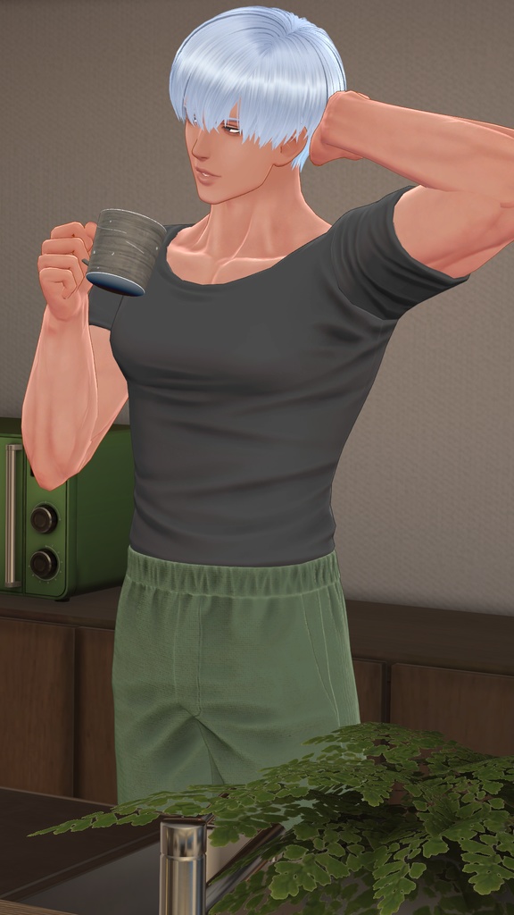 【オリジナル3Dモデル】優世 -Yusei-