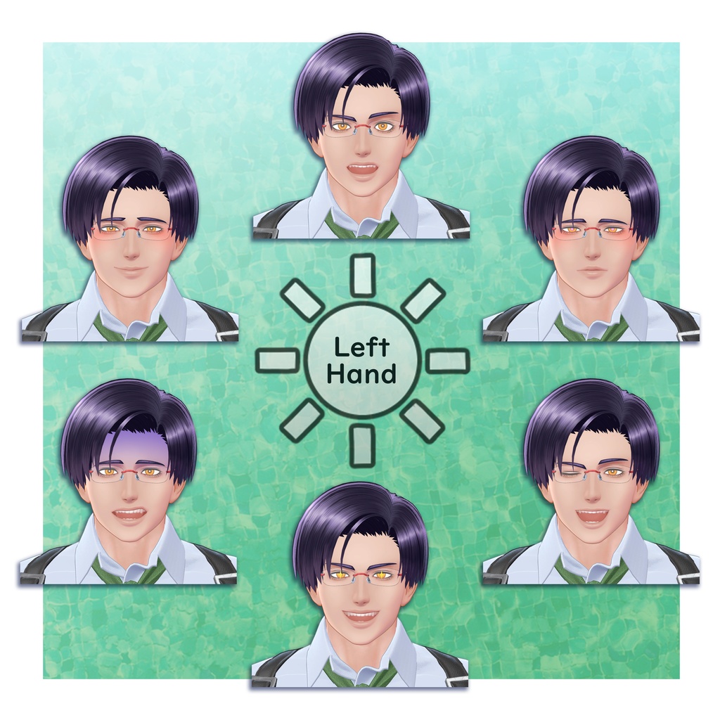 【オリジナル3Dモデル】優世 -Yusei-