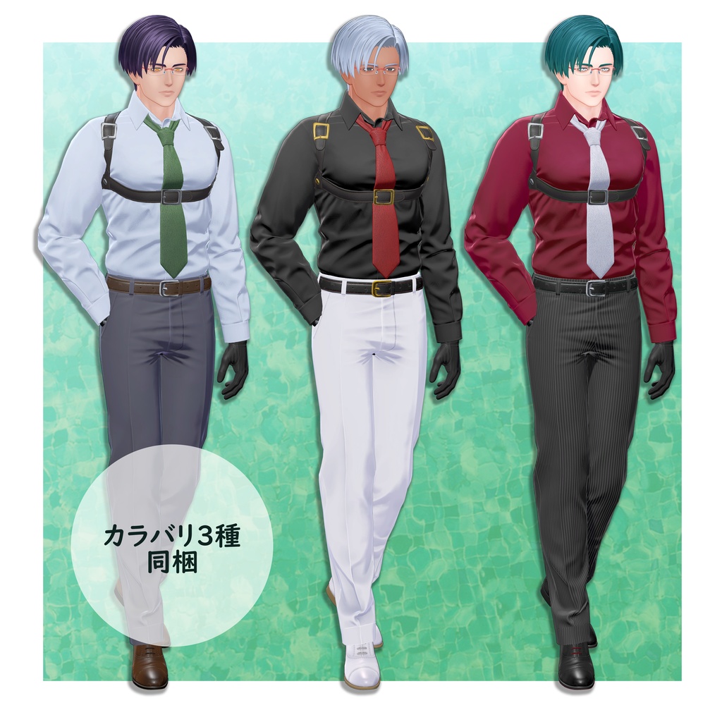 【オリジナル3Dモデル】優世 -Yusei-