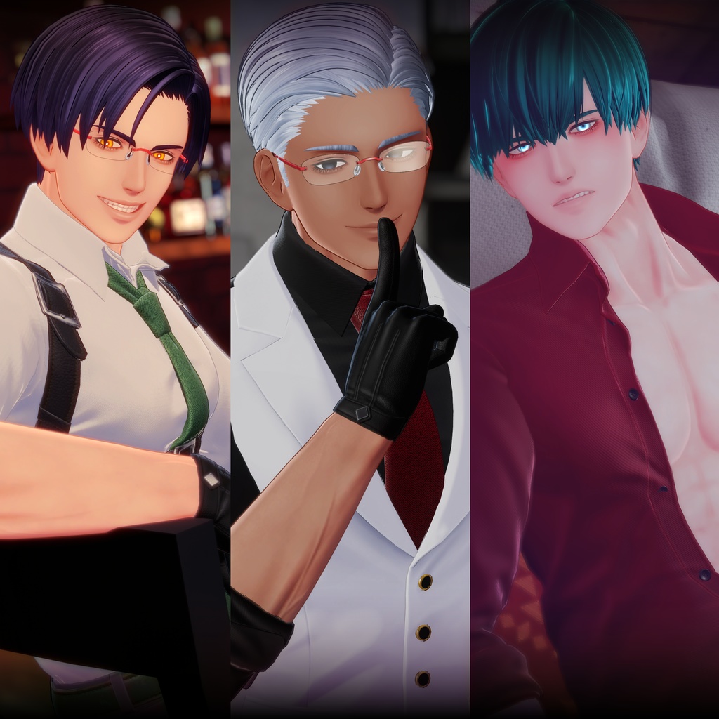 【オリジナル3Dモデル】優世 -Yusei-