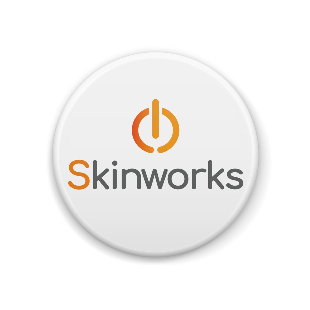 Skinworks 缶バッジ by digitalbigmo