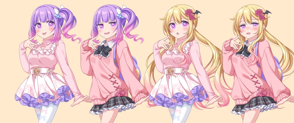 女の子立ち絵素材 SWEET&BITTER+