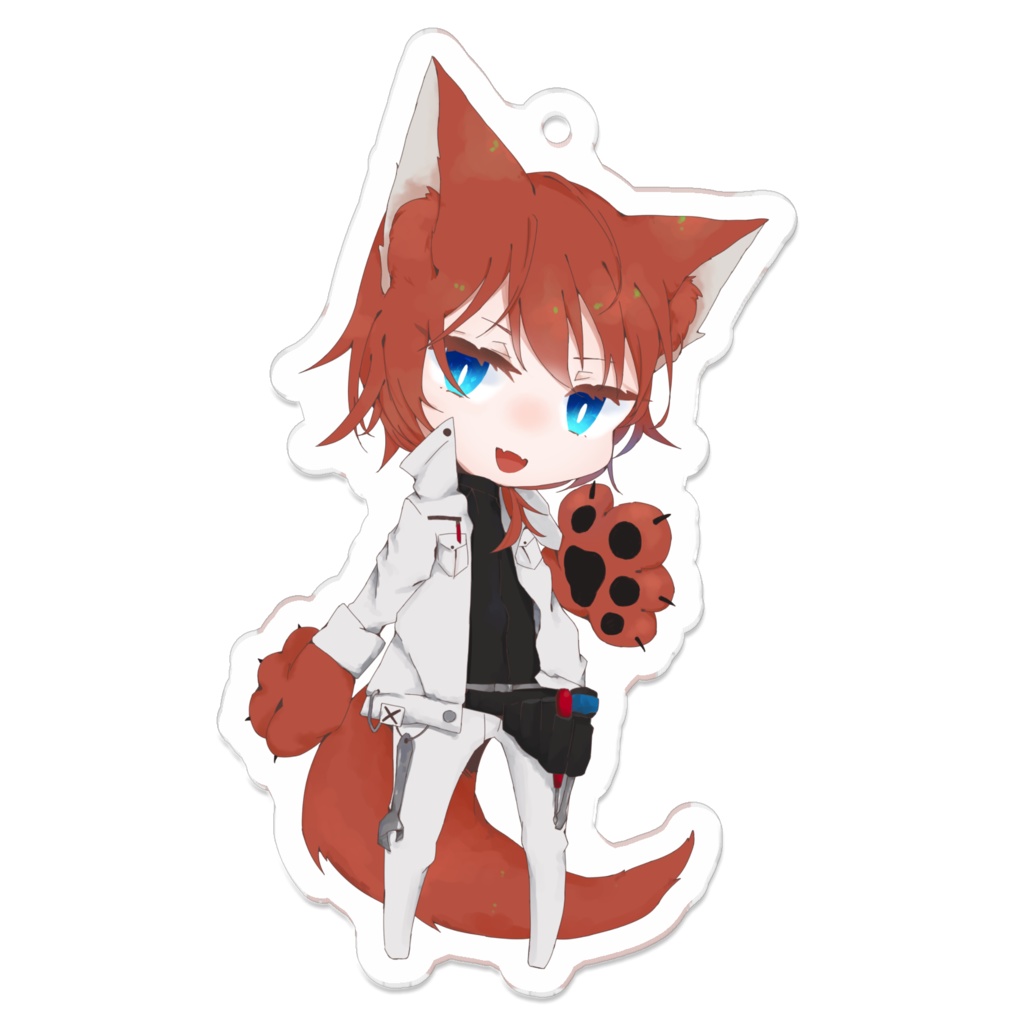 赤土嶺/赤宮獣耳アクキー