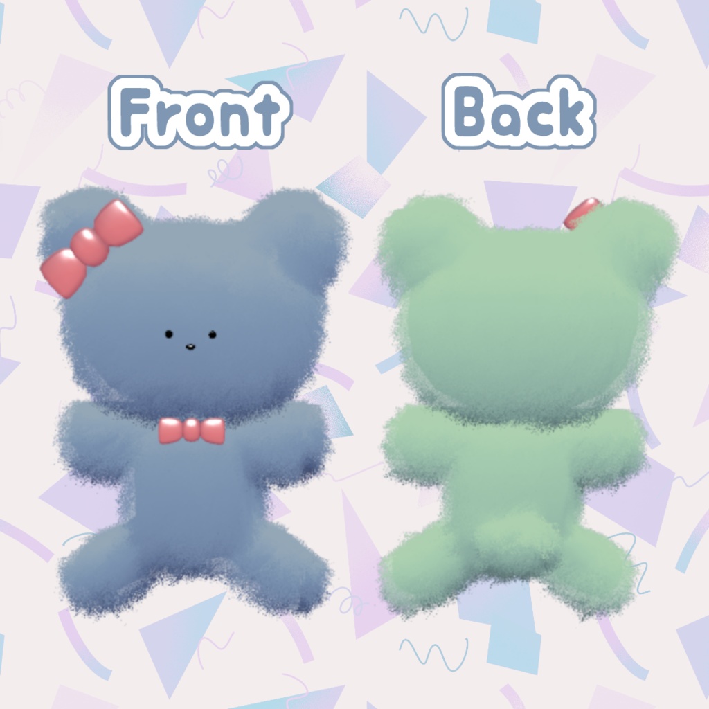 【VRChat想定】モルドール Moru doll/ぬいぐるみ&アクセサリー