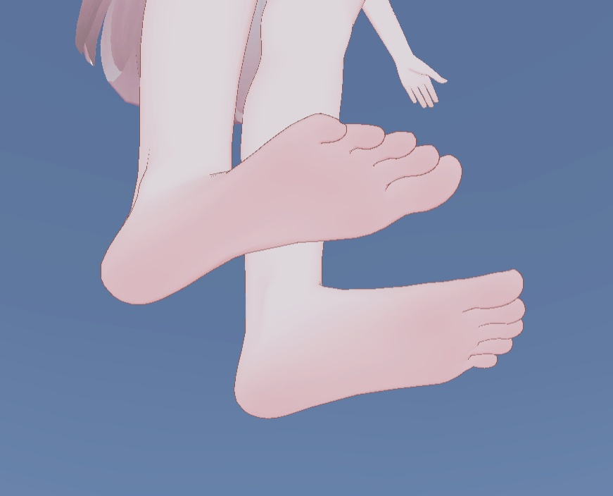 CC0 SiroinoSotai用 アニメ系ボディテクスチャ