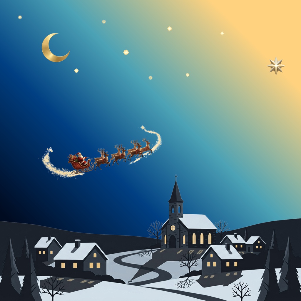 クリスマス柄デザインペーパー