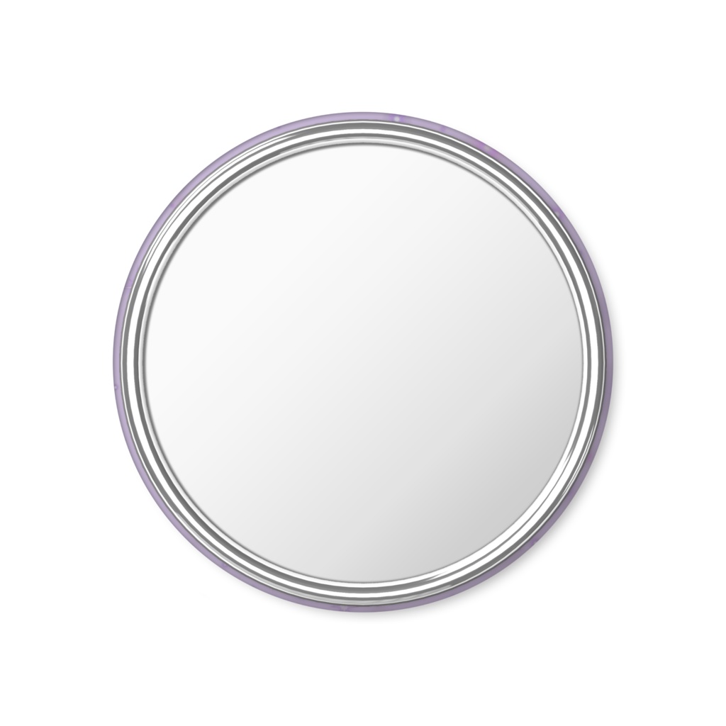 推し活 紫 M 缶ミラー