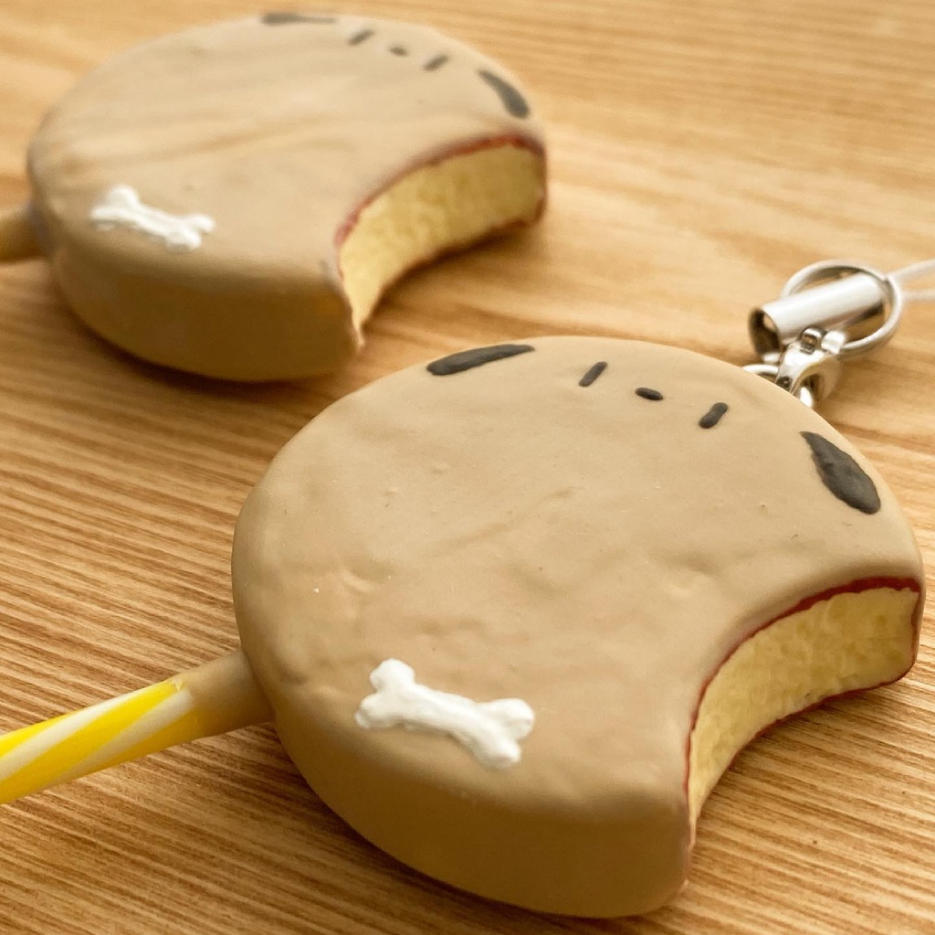 かじりかけロリポップケーキ(カフェモカ味)