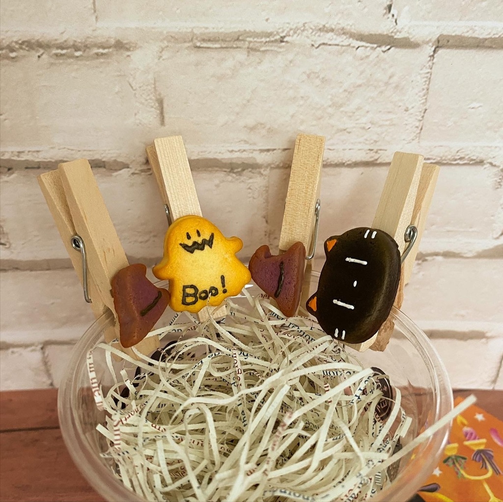 おばけちゃんのハロウィンクッキークリップ