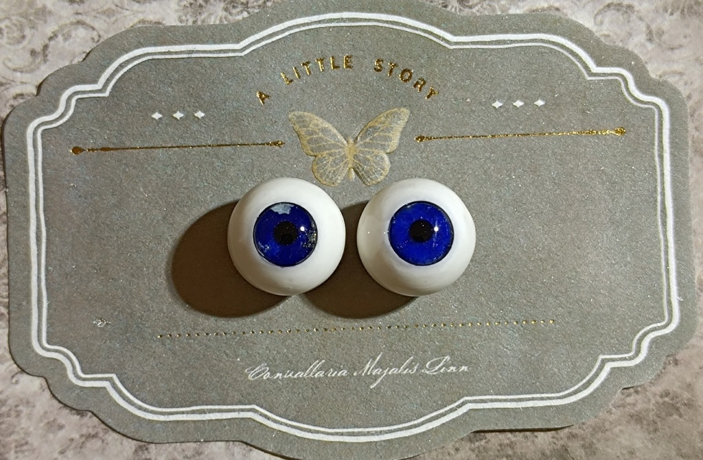 ドールアイ レジンアイ 石膏アイ 天然石アイ 16mm ラピスラズリ