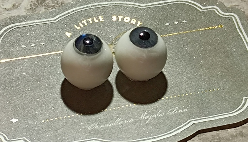 ドールアイ レジンアイ 石膏アイ 天然石アイ 16mm ブルーラブラドライト