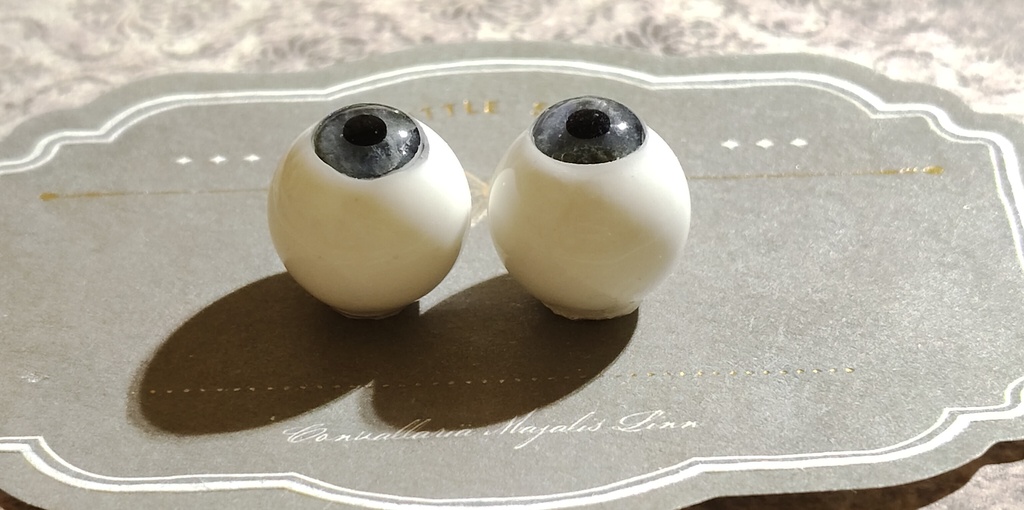 ドールアイ レジンアイ 石膏アイ 天然石アイ 16mm ブルーラブラドライト