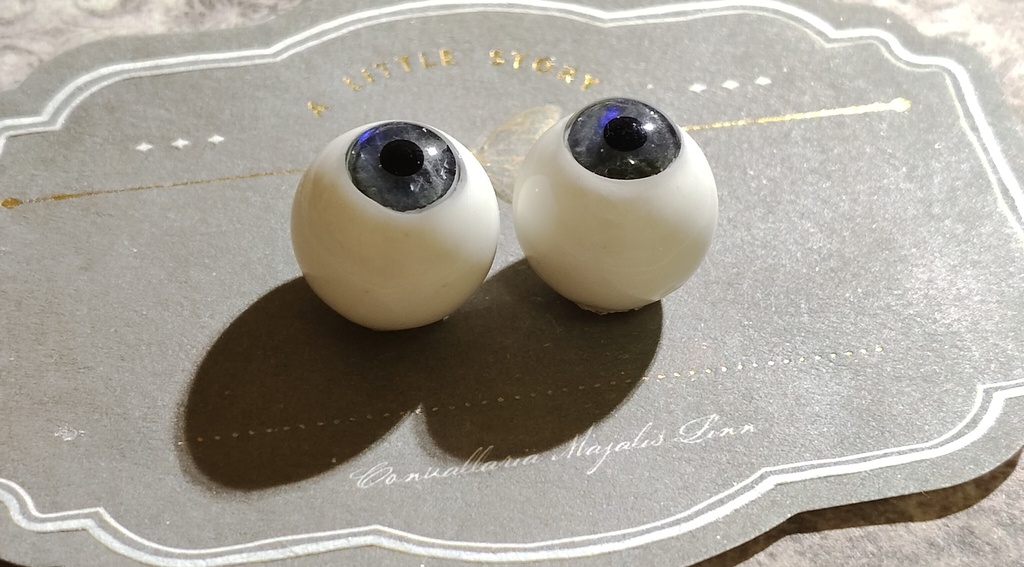 ドールアイ レジンアイ 石膏アイ 天然石アイ 16mm ブルーラブラドライト
