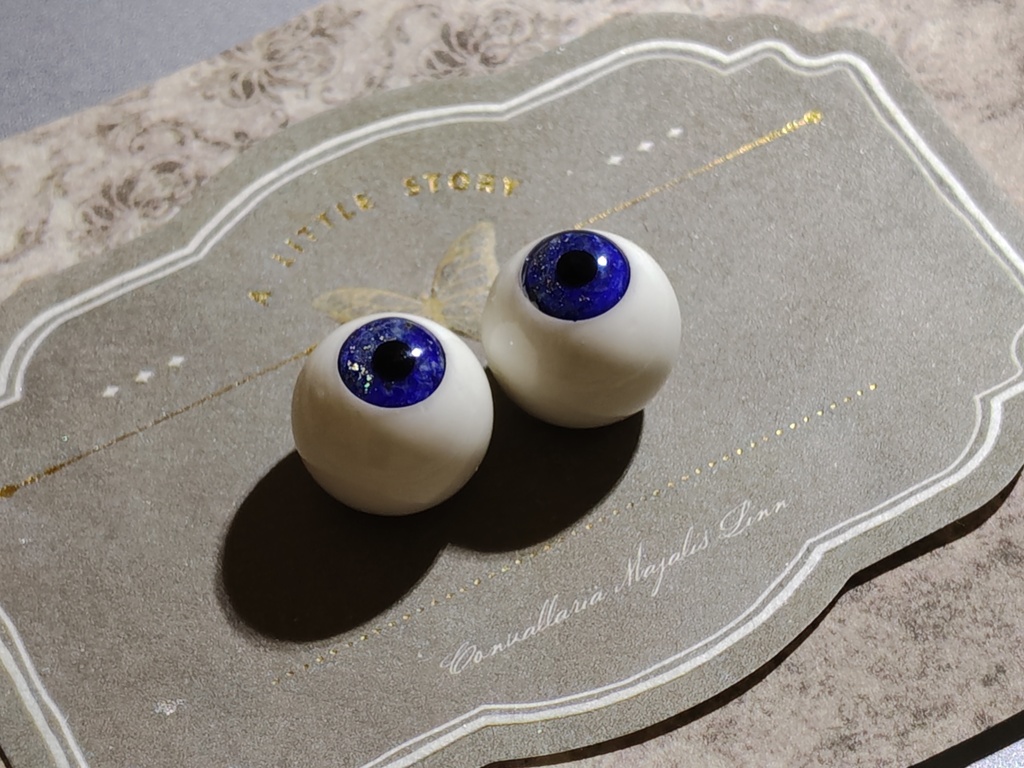 ドールアイ レジンアイ 石膏アイ 天然石アイ 16mm ラピスラズリ