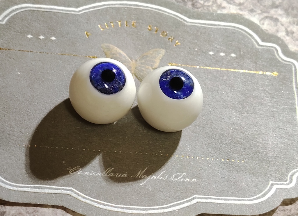 ドールアイ レジンアイ 石膏アイ 天然石アイ 16mm ラピスラズリ