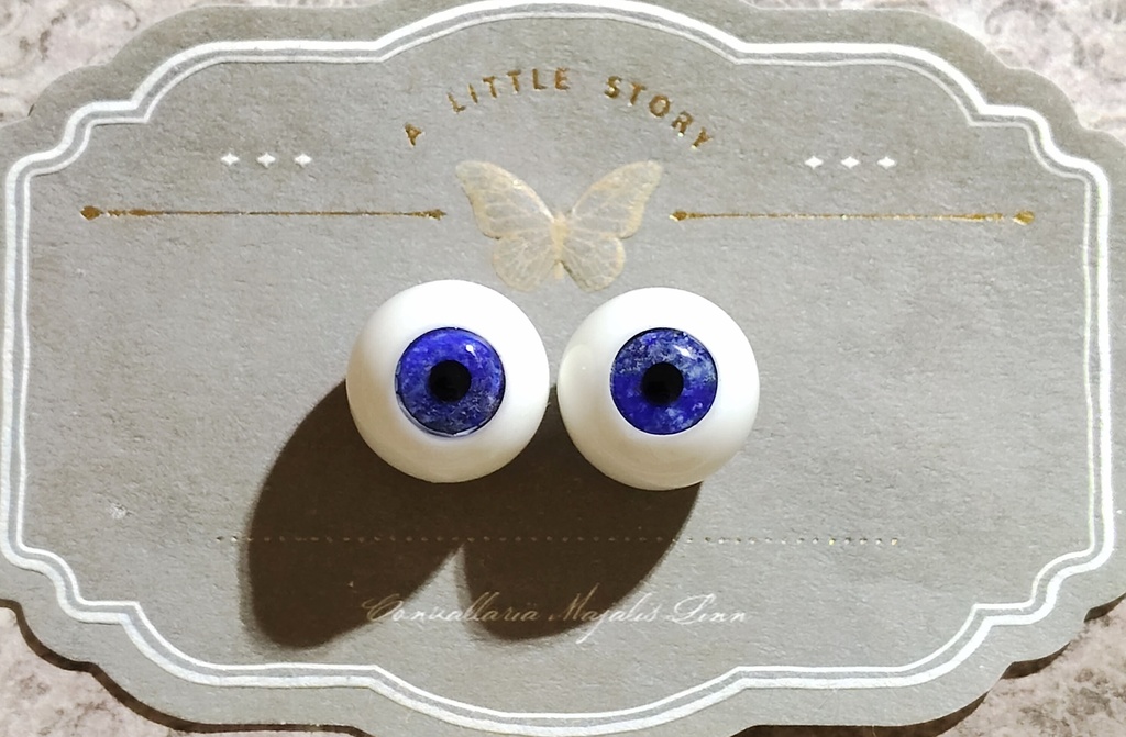 ドールアイ レジンアイ 石膏アイ 天然石アイ 16mm ラピスラズリ