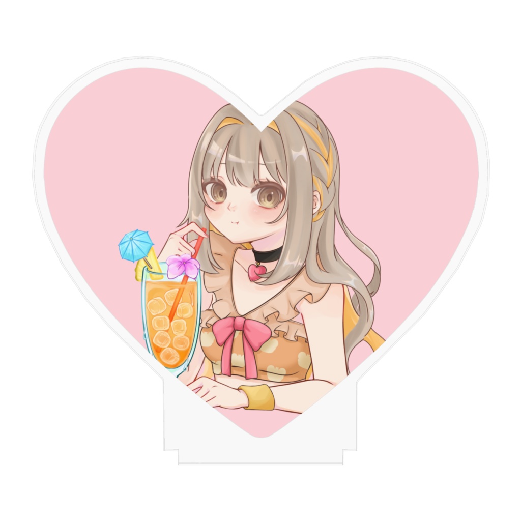 水着るむのハートアクスタ