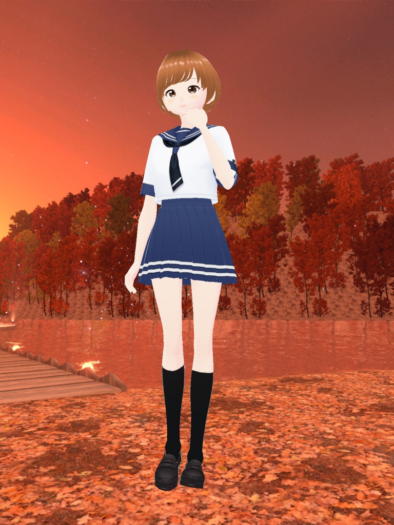 【Cluster用アバター】「まろっち」3Dアバター【VRM】