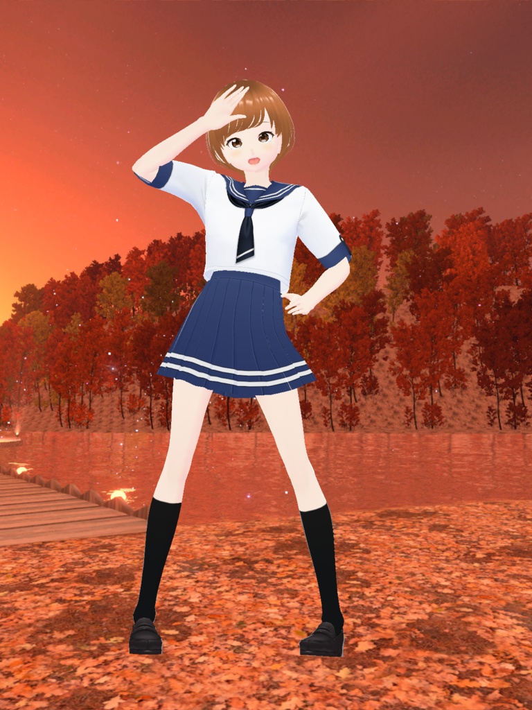 【Cluster用アバター】「まろっち」3Dアバター【VRM】