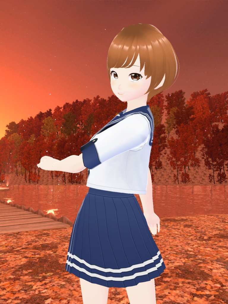 【Cluster用アバター】「まろっち」3Dアバター【VRM】