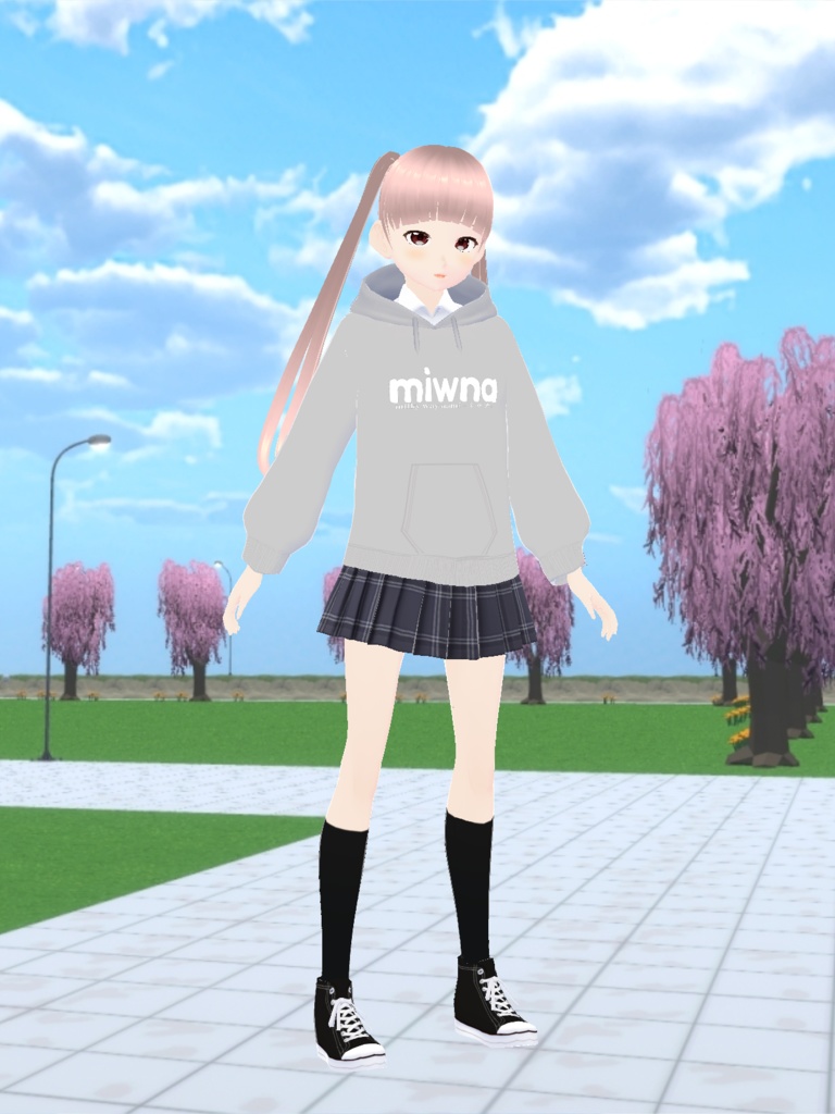 【Cluster用アバター】「ぷりっち」3Dアバター【VRM】