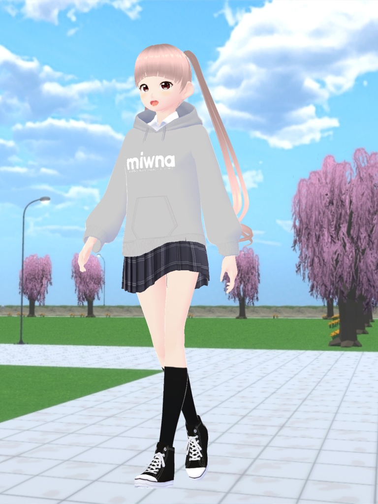 【Cluster用アバター】「ぷりっち」3Dアバター【VRM】