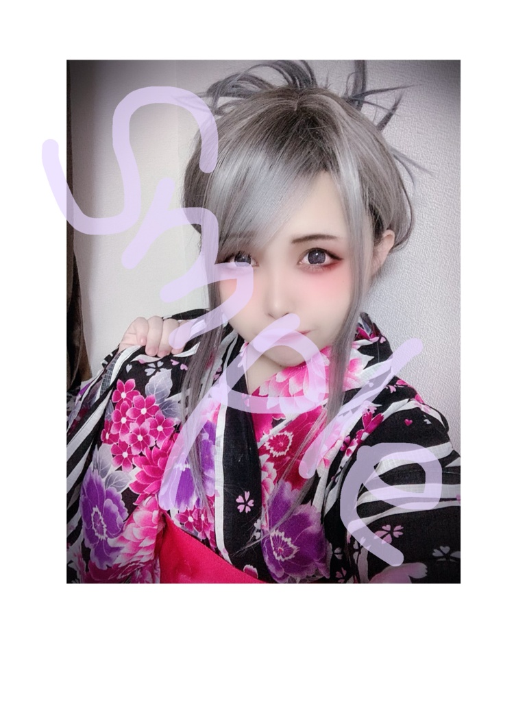 浴衣チェキ ウィッグver.